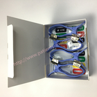 H068A Nihon Kohden EKG Makine Parçaları NC-143E EKG Fastclip Ø4 1 Takım 4 Adet