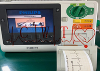 12.1in 1024x768 Philip XL Kullanılmış Defibrilatör Makinesi Yazıcı 1.2KG Ağırlık