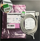 P/N 2106305-001 3/5-Lead Konnektörlü GE EKG Gövde Kablosu AHA 3.6 M/12 Ft 1 / Paket 2017003-001