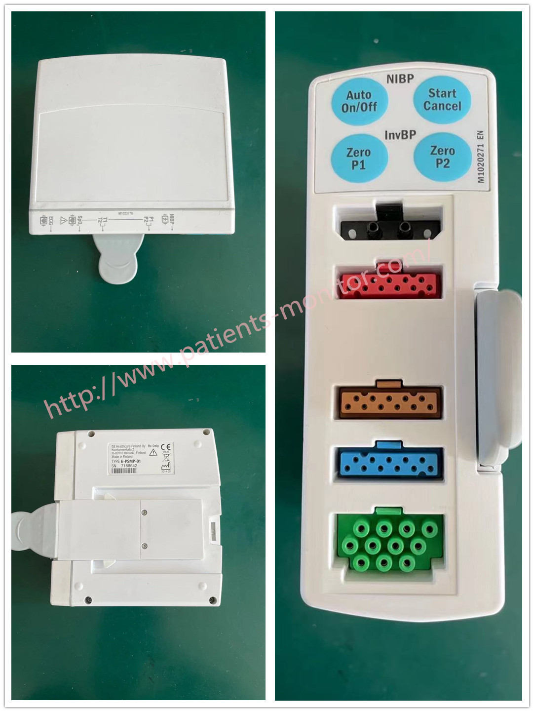 E-PSMP-01 GE B450 B650 B850 Onarım Parçaları İçin Hasta Parametre Monitör Modülü