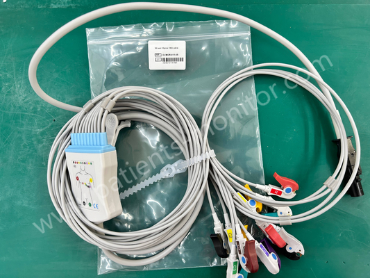 Mortara Q-Stress 60-00186-01 IEC 10 kurşun 12 pin EKG EKG Kablosu DLMOR-011-05 Uyumlu Yeni
