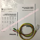 989803145121 Hasta Monitörü Aksesuarları philip EKG Lead Set 3 Leadset Snap IEC ICU M1674A